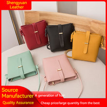 Load image into Gallery viewer, 2023 new foreign trade small bag women&#39;s bags simple cute small square bag women&#39;s niche shoulder cross body bucket bag