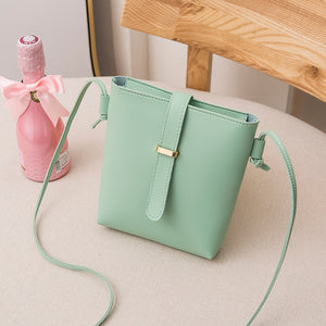 2023 new foreign trade small bag women's bags simple cute small square bag women's niche shoulder cross body bucket bag