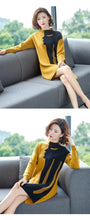 Load image into Gallery viewer, Autumn and winter knitted dress women&#39;s wear 2019 new early autumn style high cold Yujie wind bottomed skirt autumn trend