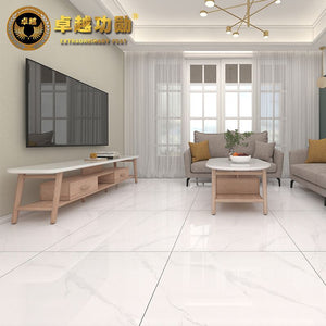 Outstanding Meritorious Foshan whole marble tile guest restaurant floor tile 800*800 thickened full polished glaze face brick