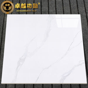 Outstanding Meritorious Foshan whole marble tile guest restaurant floor tile 800*800 thickened full polished glaze face brick