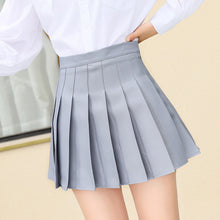 Load image into Gallery viewer, QRWR Summer Women Skirts 2020 New Korean High Waist Plaid Mini Skirt Women School Girls Sexy Cute Pleated Skirt with Zipper