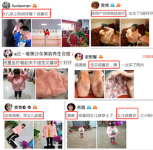 Load image into Gallery viewer, 女童皮草外套2019新款儿童仿狐狸毛皮草外套童装宝宝毛毛加厚棉衣