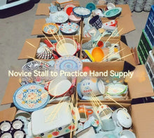 Load image into Gallery viewer, Stall ceramic sundries wholesale 10 yuan 3 samples stall supply household Rice Bowl night market stall ceramic bowl dish